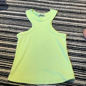 Neon Green Zara tank